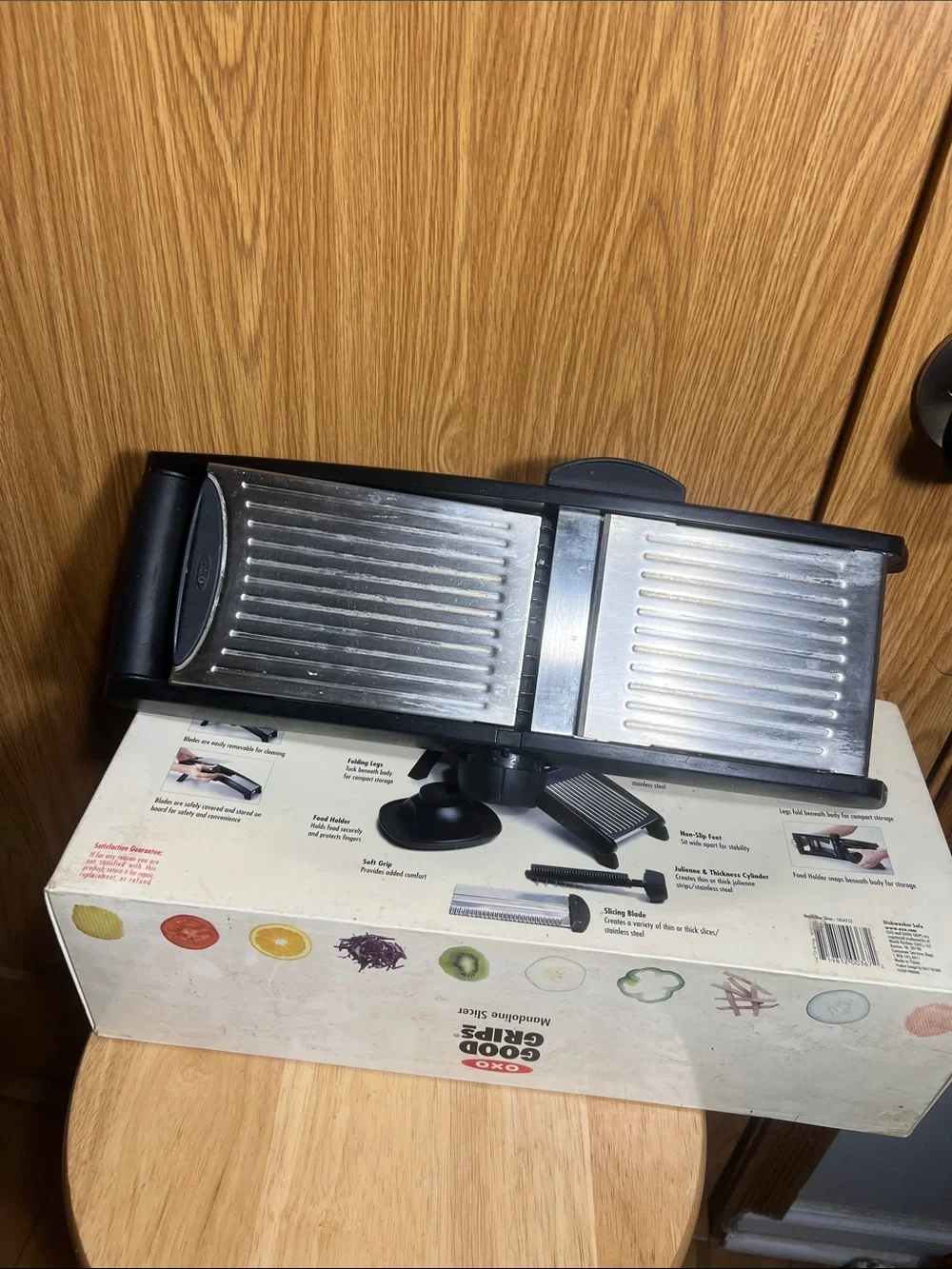 Oxo Black and Silver Mandoline Slicer